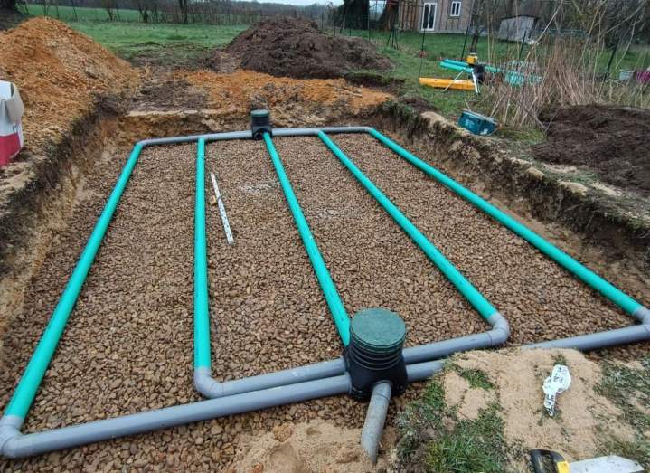 Installation système gestion des eaux Bourges